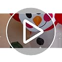 Joiedomi 6 FT Christmas Inflatable Snowman with LED Lights for Holiday Yard Decor