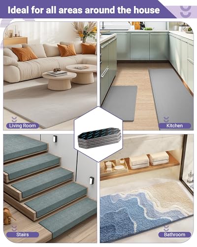 20-Piece Non-Slip Rug Gripper Set for Hardwood and Tile Floors