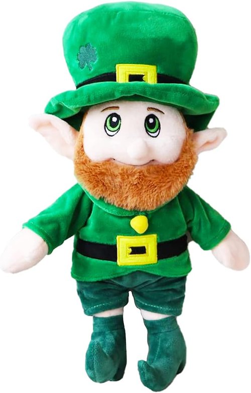 illuOKey Leprechaun Plush Doll - 16-Inch Toy for Kids | Perfect St. Patrick's Day Decoration