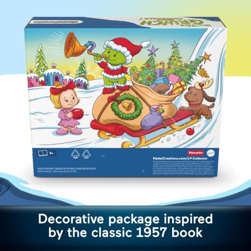 Little People Collector Dr. Seuss’s How the Grinch Stole Christmas Set - Holiday Figurines
