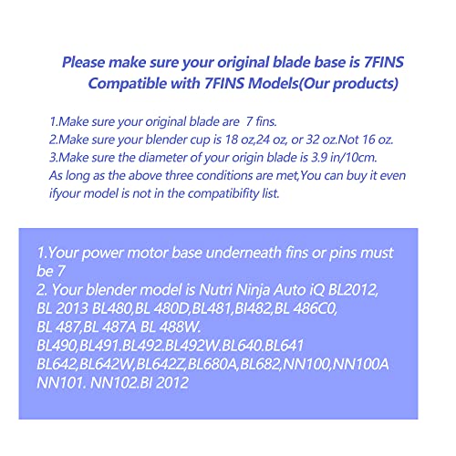 7-Fin Extractor Blender Blade Assembly for Auto iQ 4-Inch Diameter Cups