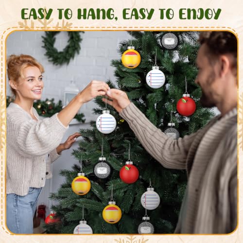 Syhood Teacher Appreciation Christmas Ornaments - 8 Classroom Decorations