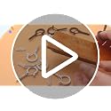 Benvo 10 Pcs Outdoor Q-Hanger Easy Release Screw Wire Hooks for String Lights Black