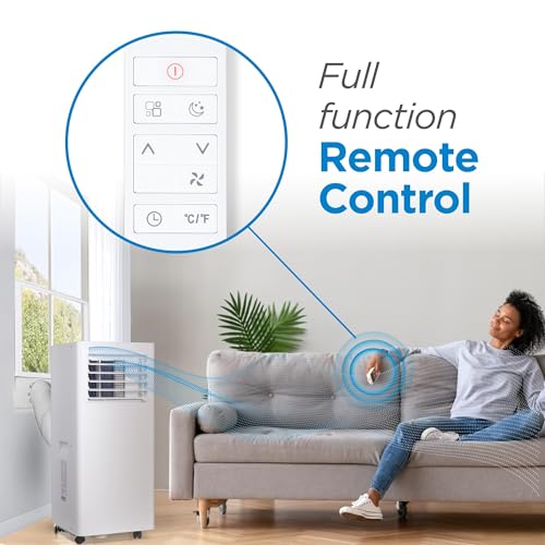 Portable Air Conditioner 8500 BTU 3-in-1 AC Fan and Dehumidifier for Rooms