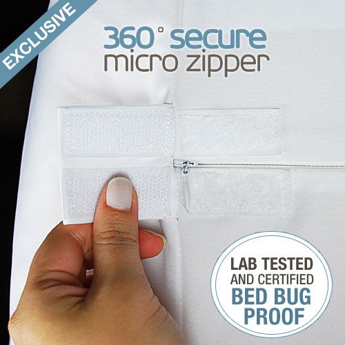Waterproof Split Box Spring Encasement - 9" Thick - Breathable & Noiseless