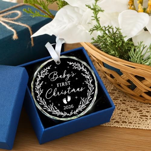 Baby's First Christmas Ornament 2026 - Keepsake Gift for New Parents