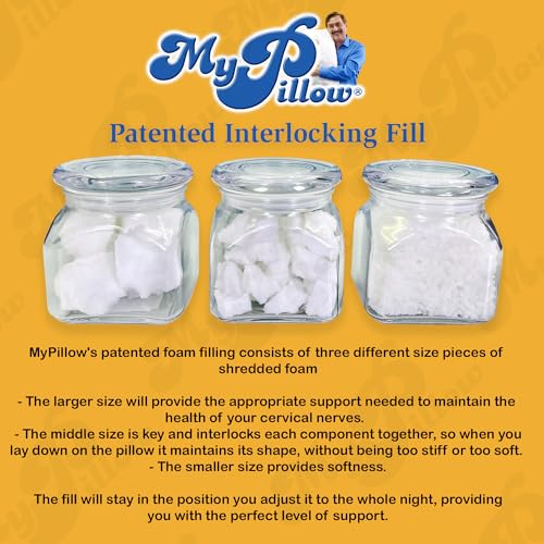 Standard Size Bed Pillows Set of 2 - Optimal Support for All Sleepers