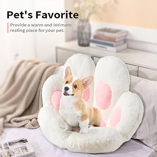 Cute Cat Paw Chair Cushion - Soft Plush Floor Pillow for Office & Gaming