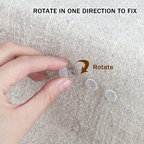 A-12 Pcs Bedskirt Pins Upholstery Holders for Slipcovers & Bed Skirts