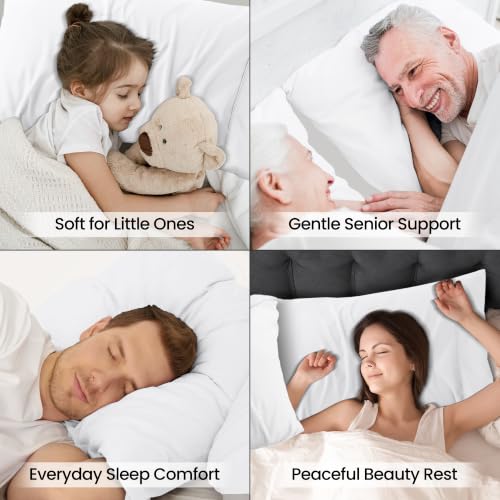 Utopia Bedding Queen Size Pillowcases Set of 4 - Soft Microfiber Covers