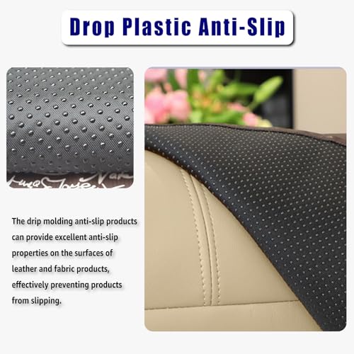 Non-Slip Recliner Headrest Cover - Waterproof Faux Leather, 17"x27"