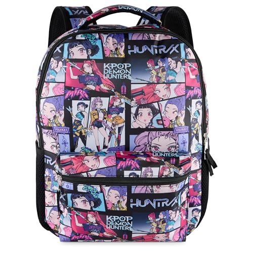 16-Inch K-Pop Anime Girls Backpack - Water-Resistant School Travel Bag