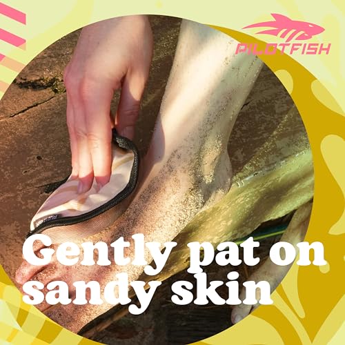 Natural Sand Remover Bag for Beach Trips, Talc-Free Skin-Friendly Pouch