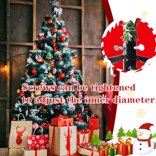 16-Inch Folding Metal Christmas Tree Stand - Green Universal Replacement Base
