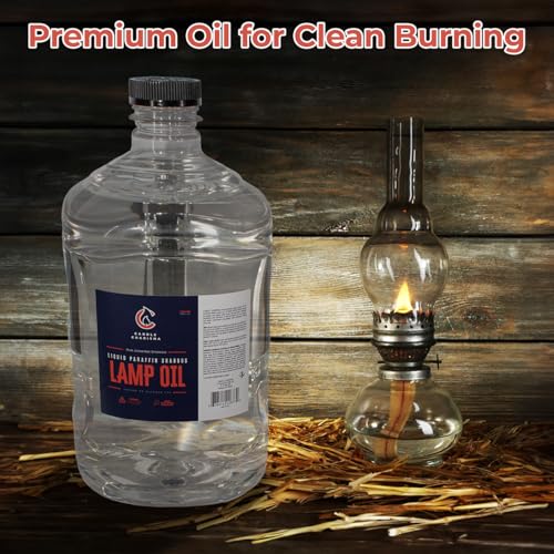 Liquid Paraffin Lamp Oil - 1 Gallon (128 oz) Smokeless & Odorless Fuel