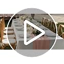 LINNUO HOURSE Pink Sheer Chiffon Table Runner 35x12 Inches 12 Pack for Weddings