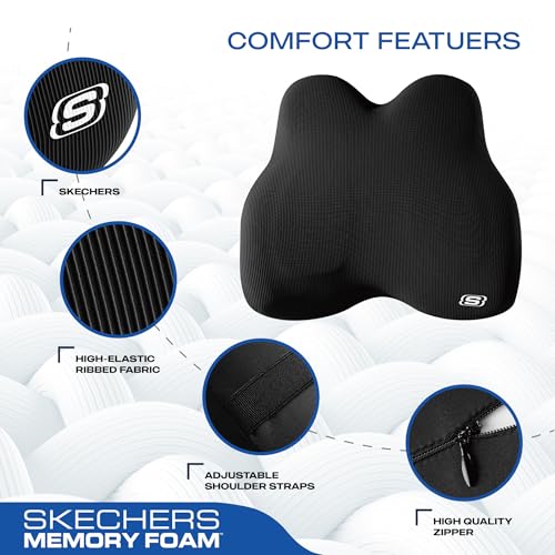 Memory Foam Lumbar Support Pillow for Lower Back Pain Relief