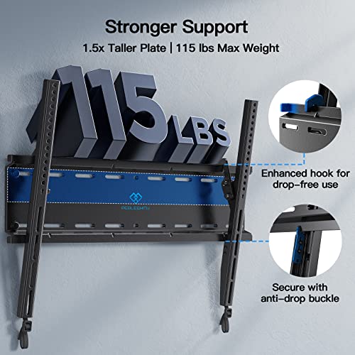 PERLESMITH Tilting TV Wall Mount Bracket for 23-60 Inch Flat Screens