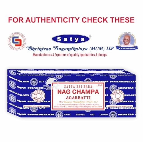 Nag Champa Incense Sticks 250g - Authentic Hand-Rolled Floral Aroma