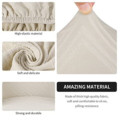Waterproof Club Chair Slipcover - Stretch Jacquard Tub Chair Cover