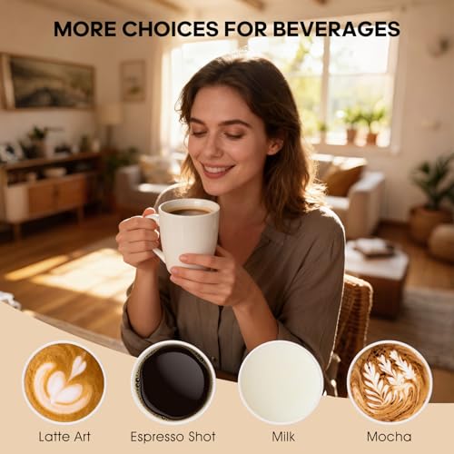 Xihihiaa 6 Pack Ceramic Coffee Mugs Set 12 OZ White - Everyday Drinkware