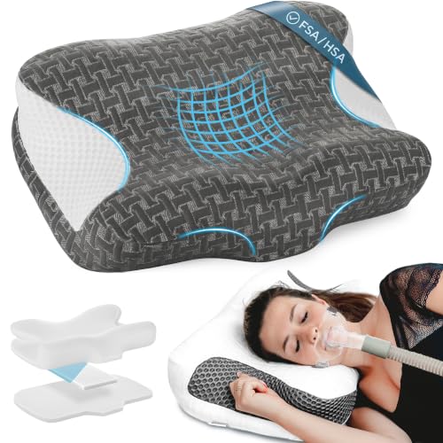 Adjustable Ergonomic CPAP Pillow for Side & Back Sleepers