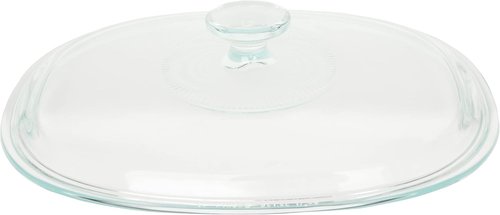 CorningWare Oval French White Casserole Dish - 2.5qt with Fluted Glass Lid | Durable & Stylish Design