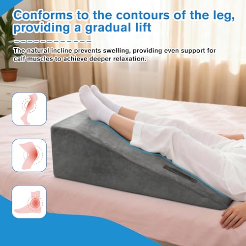 Leg Elevation Pillow for Swelling & Blood Circulation Support