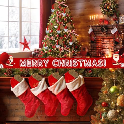 TANTOPALE 48-Pack Christmas Believe Bell Ornaments Silver Sleigh Bells Holiday Decorations