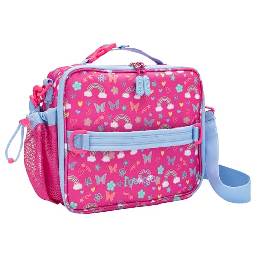 Bentgo Kids Insulated Reusable Lunch Bag - Rainbows & Butterflies