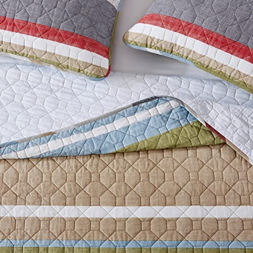 4-Piece Cotton Daybed Cover Set - All-Season Quilted Lodge Bedding