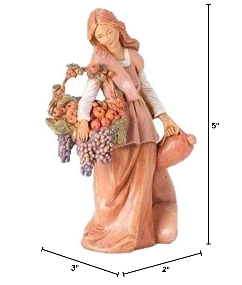 Bethany The Vineyard Worker 5-Inch Hand-Painted Nativity Figurine