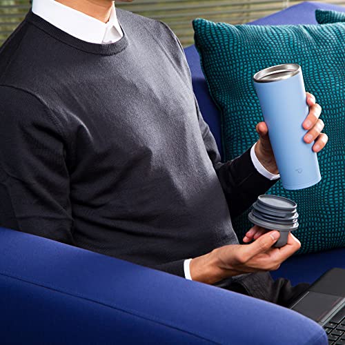 Zojirushi SX-JA40AM Stainless Carry Tumbler, 14 Ounce, Fog Blue