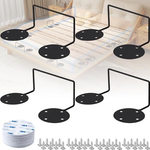 Mattress Retainer Bar for Bed Frame - Anti-Slip Holder (Set of 4)