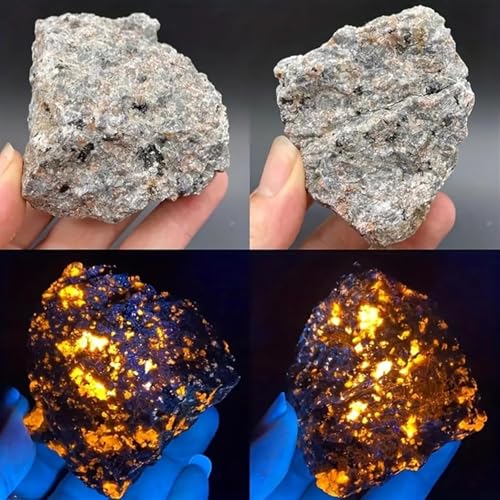 Natural UV Reactive Yooperlite Rocks - 300g Raw Fluorescent Stones
