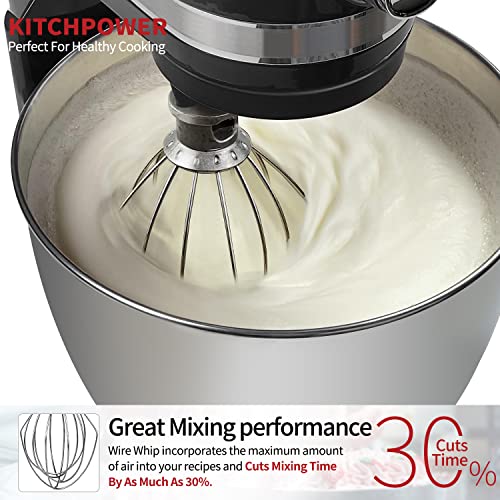 6-Wire Whip Attachment for 4.5/5-Qt Tilt-Head Stand Mixers, Stainless Steel