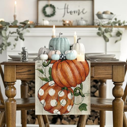 Artoid Mode 210 GSM 13 x 90 Inch Table Runner - Light-Colored Wood Pattern
