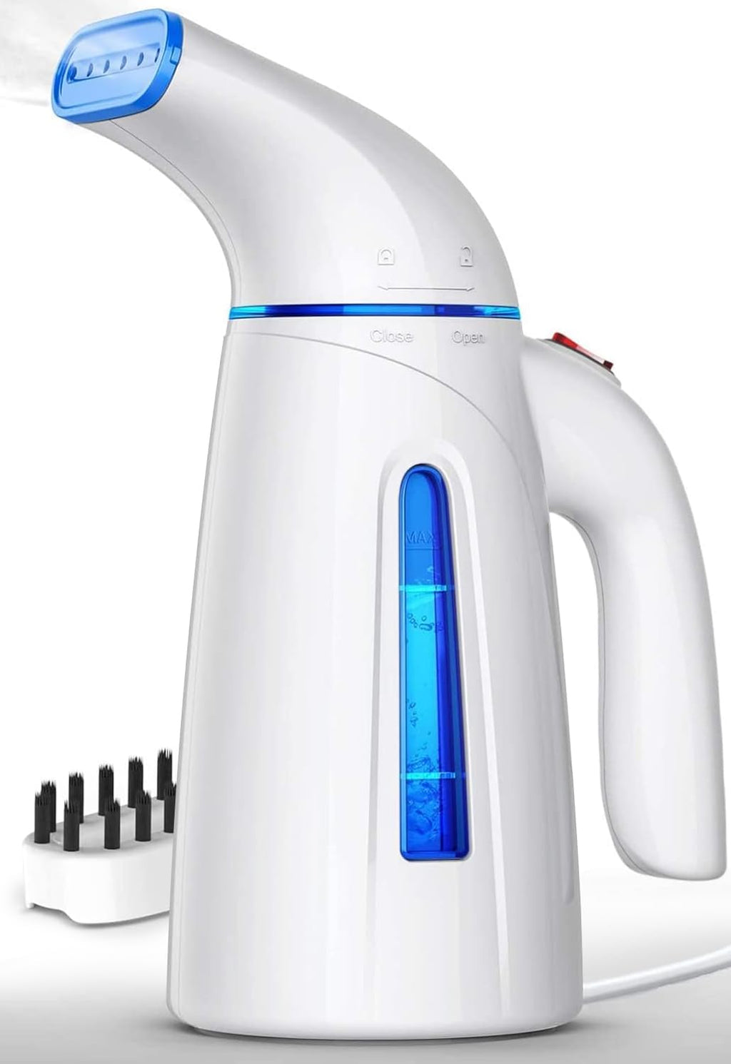 OGHom Handheld Clothing Steamer - 700W Portable Travel Steam Iron with 240ml Capacity (Blue)