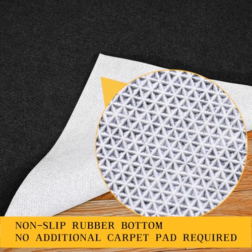 2x8 ft Waterproof Outdoor Runner Rug, Non-Slip Felt Carpet for Hallway