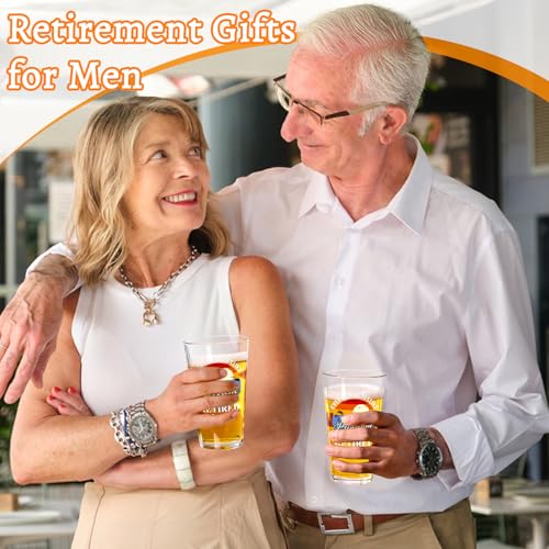 Retired 2026 Beer Glass - Funny Retirement Gift for Men