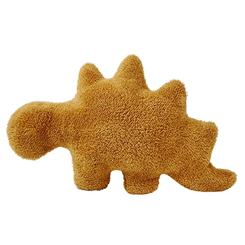 18-Inch Soft Dinosaur Nugget Plush Pillow - Cute Stuffed Dino Toy