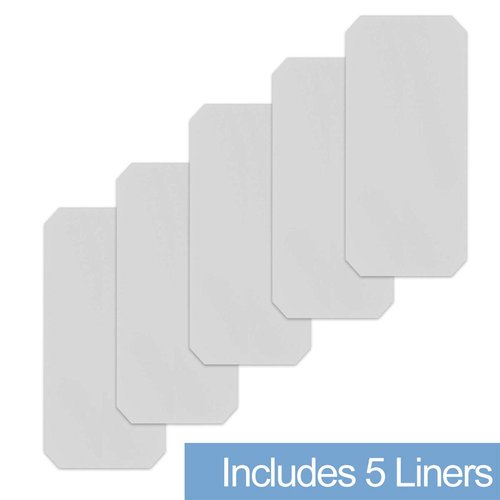 BRIAN & DANY Wire Shelf Liner, Heavy Duty Shelf Liners for Wire Shelving, Waterproof Shelf Mats, Set of 5 (14-Inch-by-36-Inch)