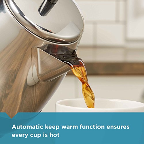 2-4 Cup Stainless Steel Electric Coffee Percolator with Keep Warm Function