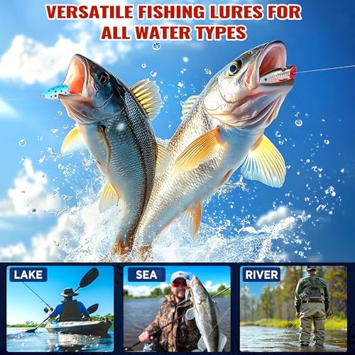 Fishing Advent Calendar 2026 - 24 Days Christmas Countdown Lure Set