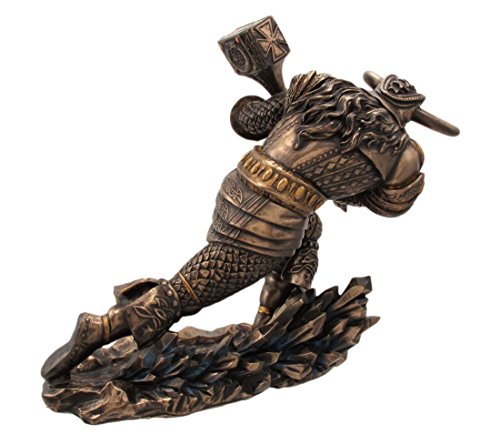 Pacific Giftware Mighty Thor with Hammer Norse Mythology God Resin