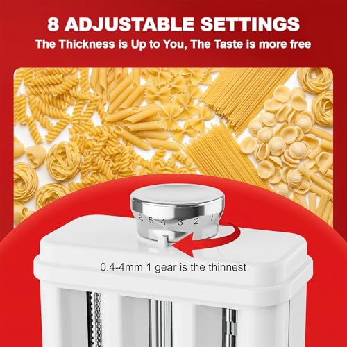 3-in-1 Pasta Maker Attachment for Stand Mixers - Roller and Cutter Set