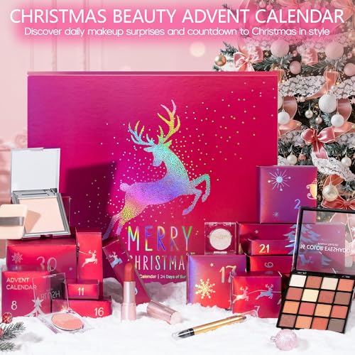 Makeup Advent Calendar 2026 for Women & Teen Girls Holiday Beauty Gift Set