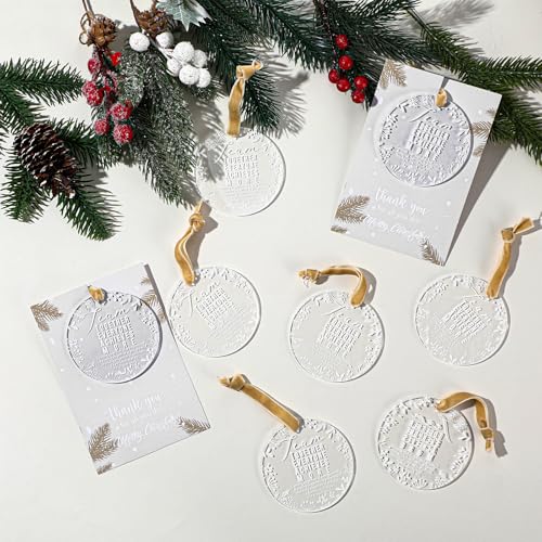 Kasyat 50 Sets Christmas Team Gifts - Coworker Ornament Appreciation Kit