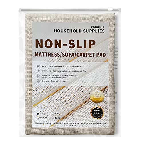 Non-Slip Mattress Grip Pad - Dual-Sided Anti-Skid Stopper for Beds