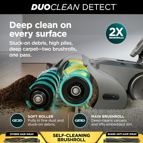 Shark PowerDetect Pet Plus Cordless Stick Vacuum - Gray & Gold | Auto-Empty & Smart Tech